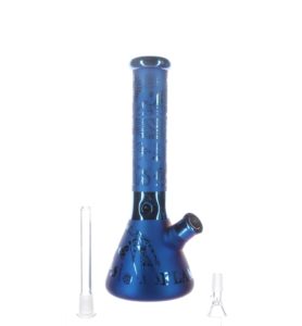 Blue Designed Medium Beaker