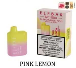Elfbar Pink Lemon 1000 Puff Disposable Vape
