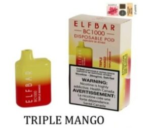 Elfbar Triple Mango 1000 Puff Disposable Vape