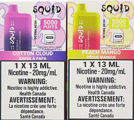SQUID 5000 Puffs Disposable Vape Lush Ice