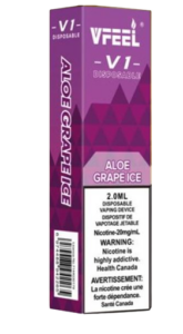 Vfeel V1 6000 Puffs Disposable Vape - Aloe Grape ice